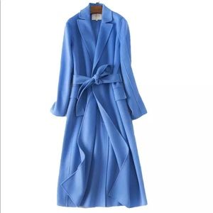 NEW! Auth MAJE GEODE blue coat sz 36 US 4 Rare
